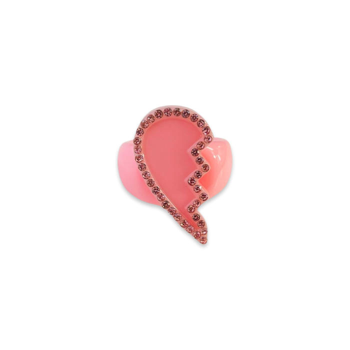 BFF Crystal Broken Hearts Ring