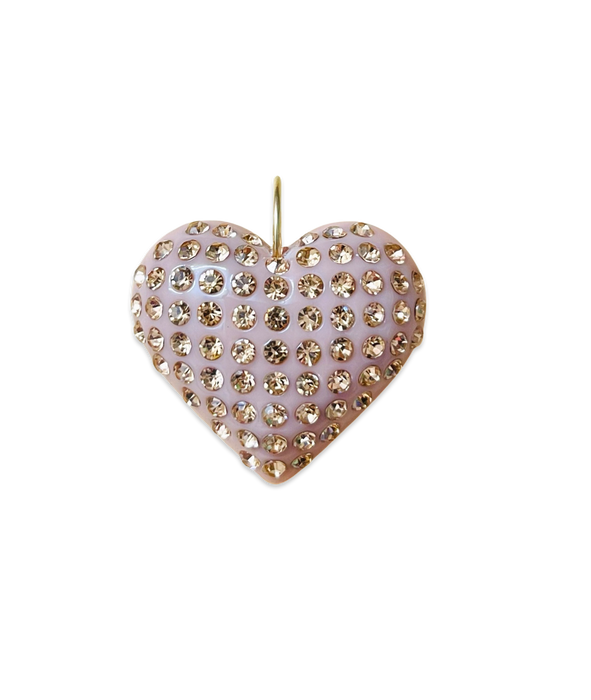 Extra Large Crystal Heart Pendant