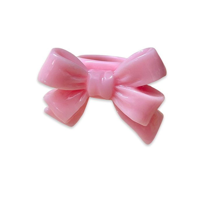 Large Ribbon Bow Classic Ring