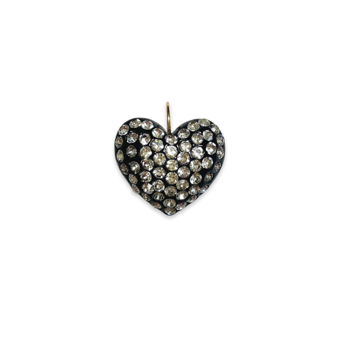 Large Crystal Heart Pendant