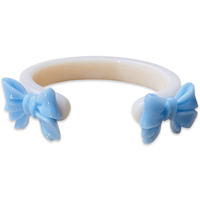 Floating Jumbo Bow Cuff Bracelet