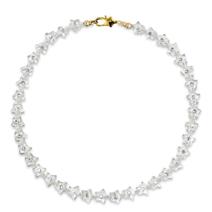 Crystal Star Beaded Necklace
