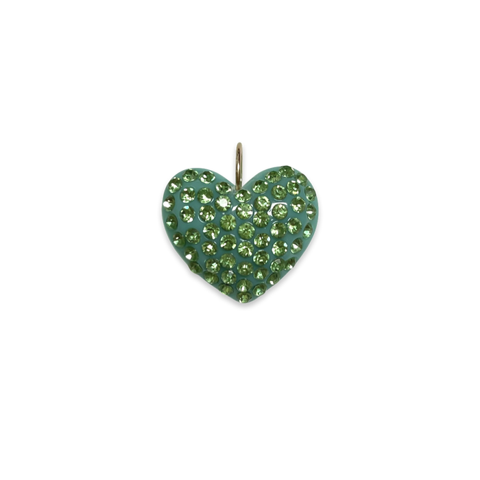 Large Crystal Heart Pendant