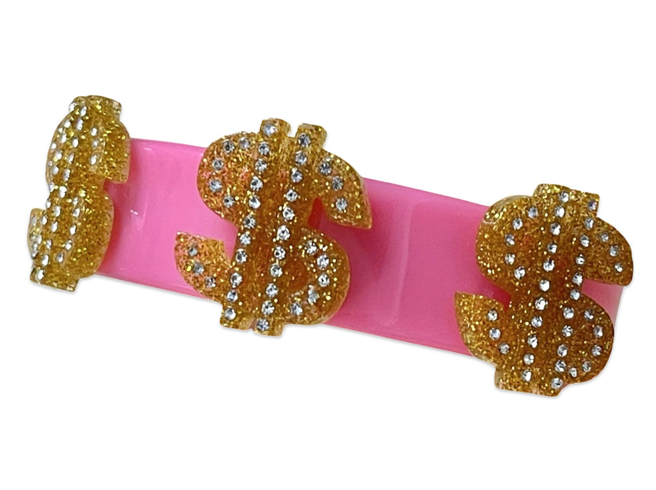 Crystal Dollar Sign Cuff