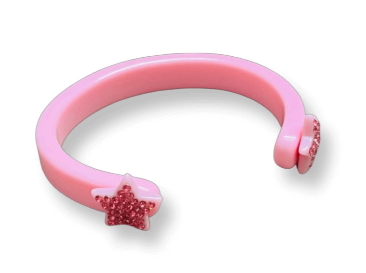Small Crystal Star Cuff Bracelet