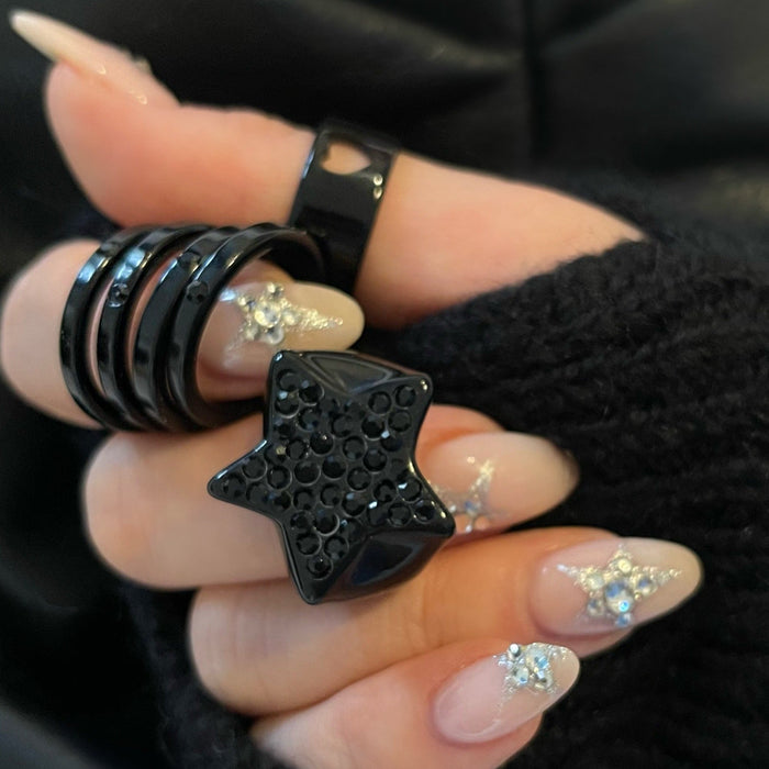 Crystal Stacker Band Ring