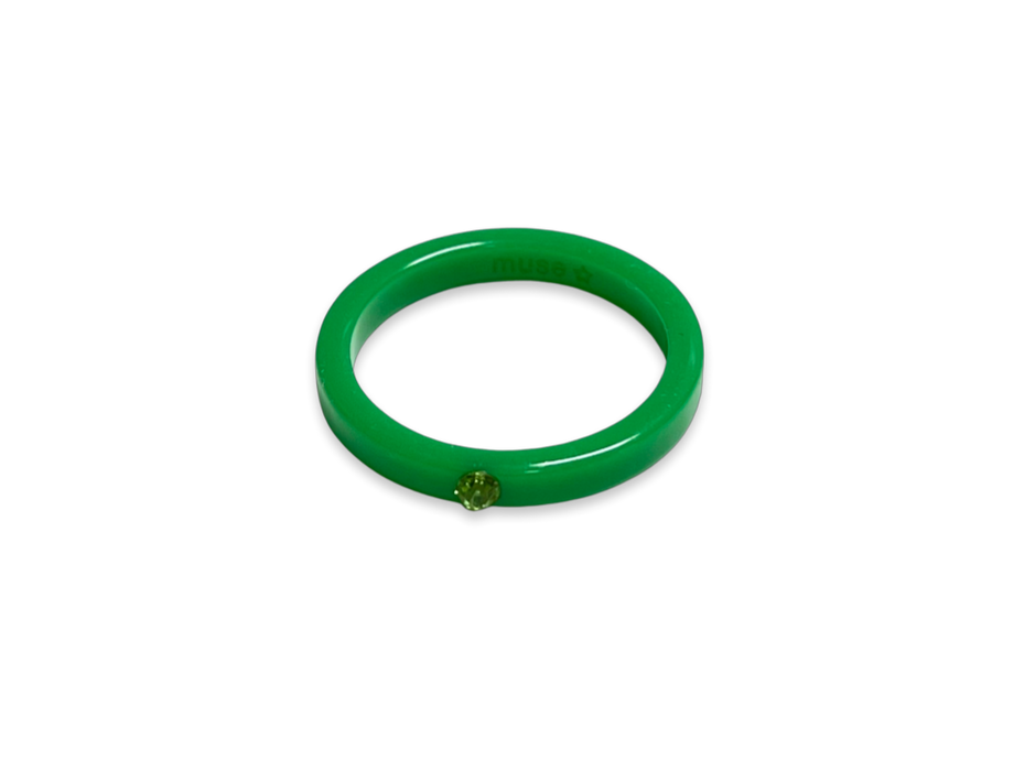 Crystal Stacker Band Ring