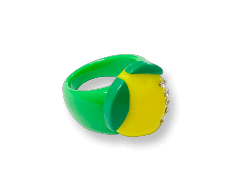 Crystal Lemon Ring