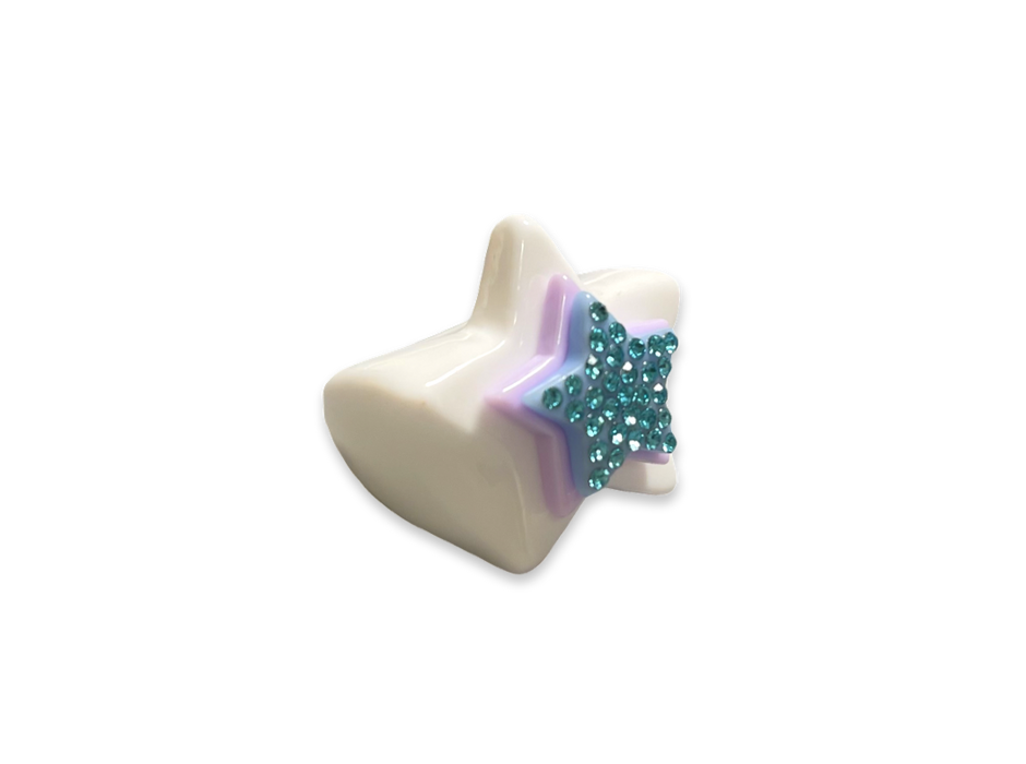 Stacked Stars on Star Ring