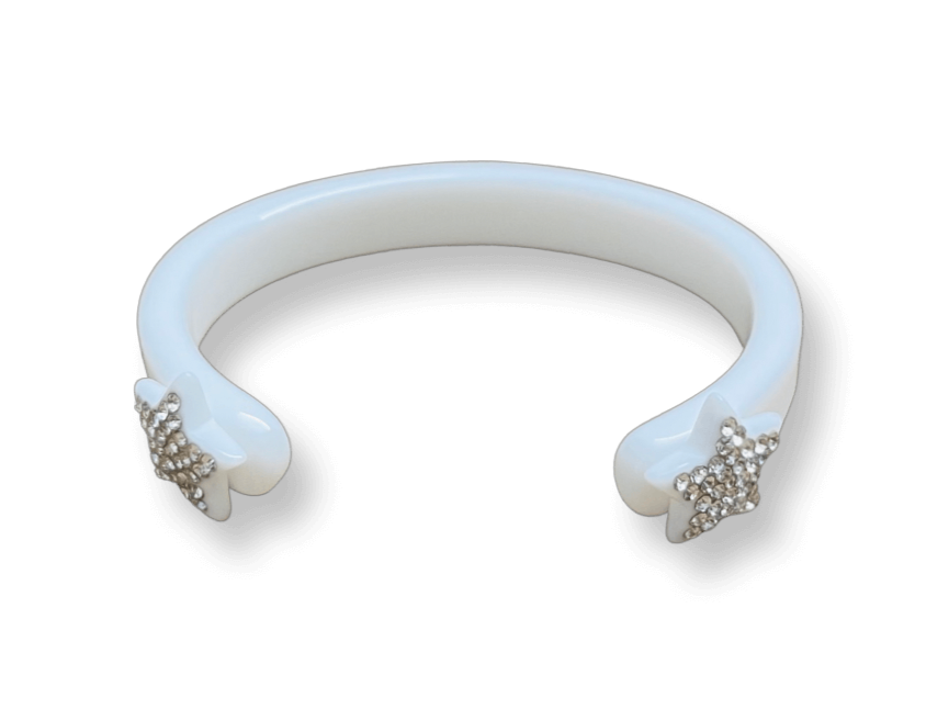 Small Crystal Star Cuff Bracelet