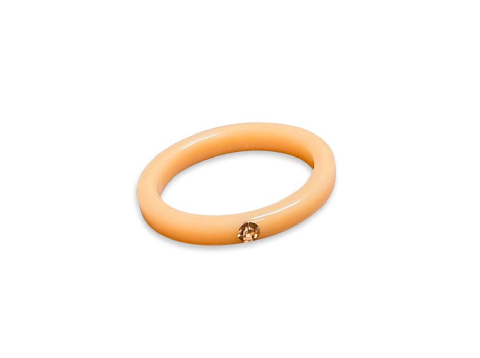 Crystal Stacker Band Ring