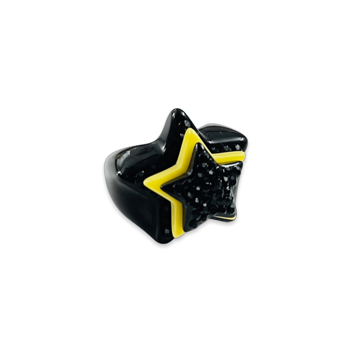 Stacked Stars on Star Ring