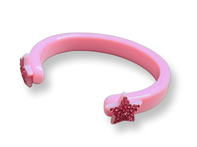 Small Crystal Star Cuff Bracelet