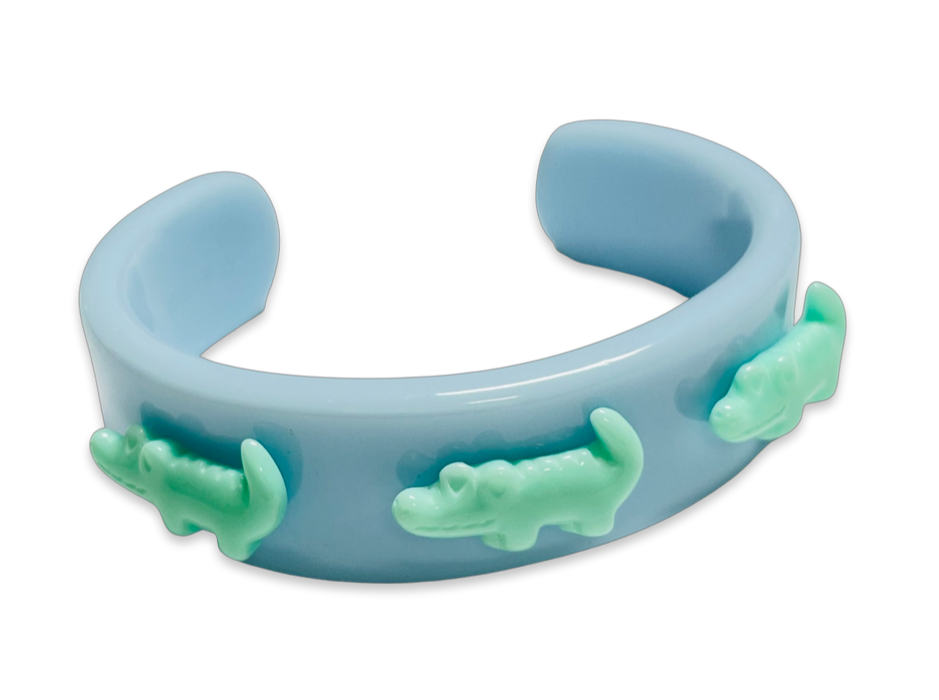 Gator Wide Cuff Bracelet
