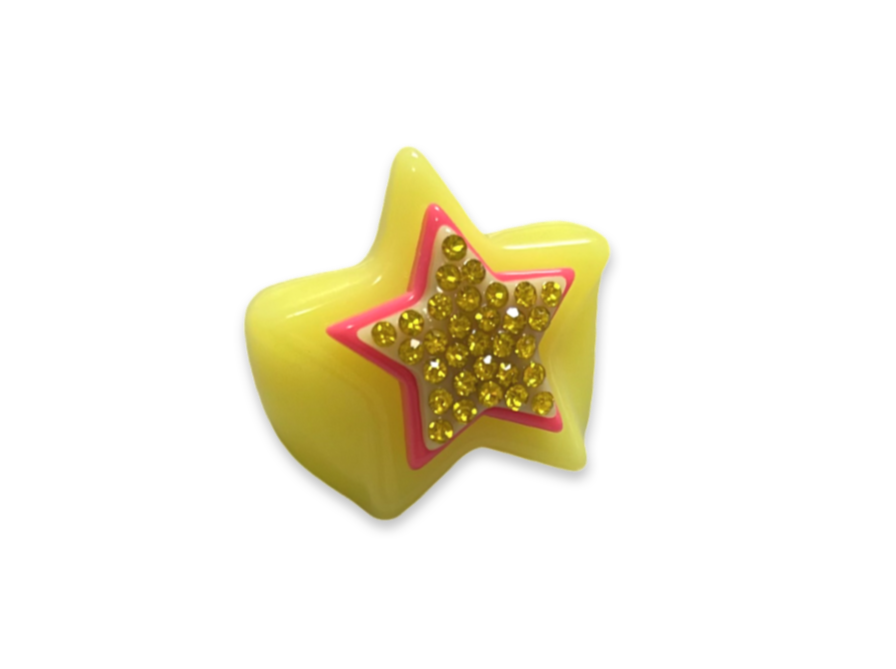 Stacked Stars on Star Ring