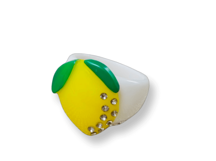 Crystal Lemon Ring