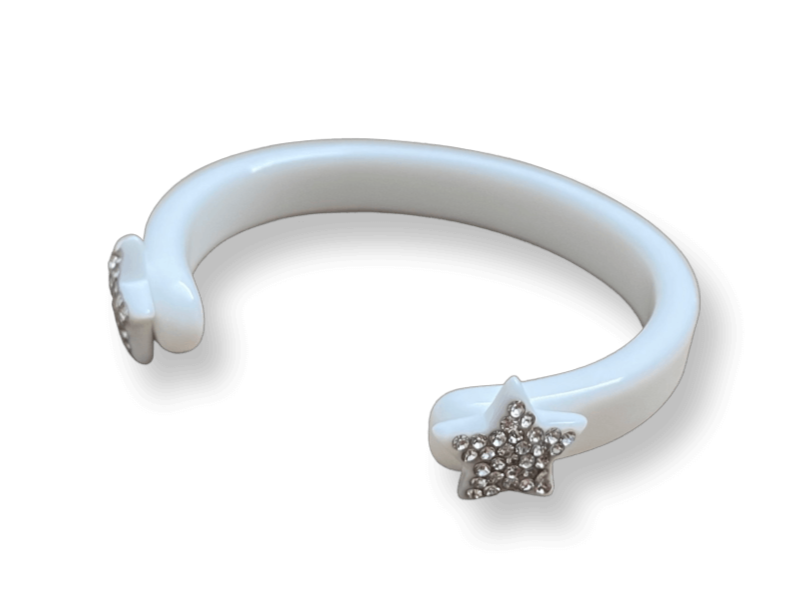 Small Crystal Star Cuff Bracelet
