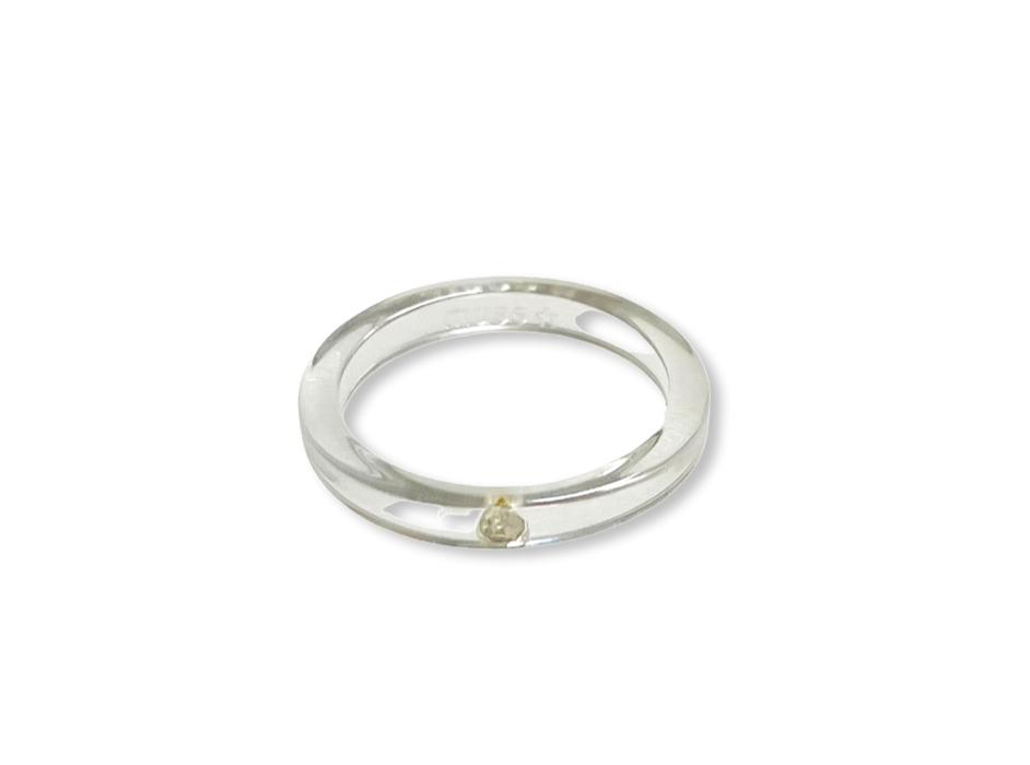 Crystal Stacker Band Ring