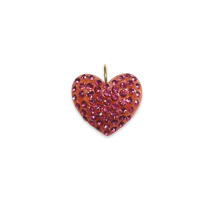 Large Crystal Heart Pendant