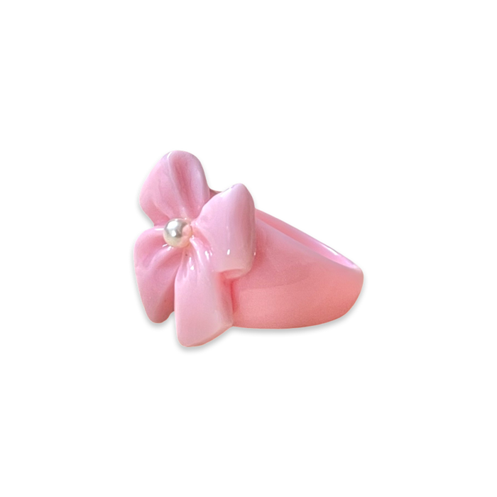 Pearl Bow Classic Ring