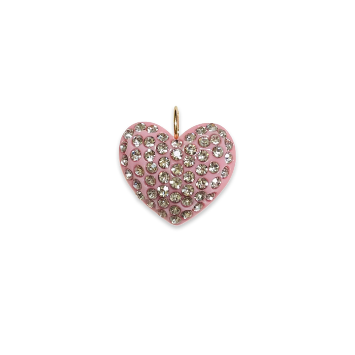 Large Crystal Heart Pendant