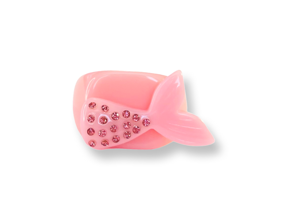 Crystal Mermaid Tail Ring