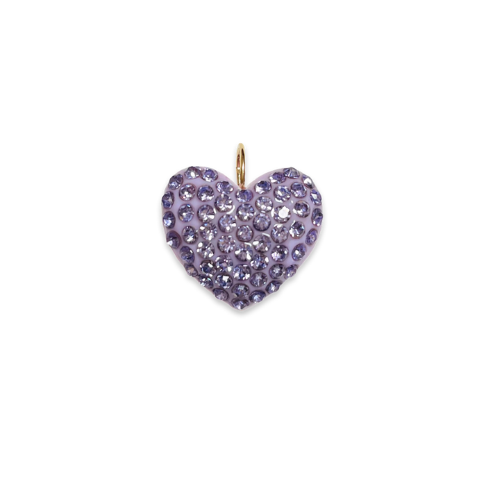 Large Crystal Heart Pendant