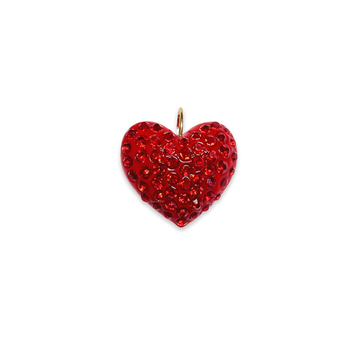 Large Crystal Heart Pendant