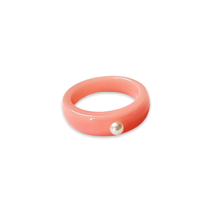 Chunky Pearl Stacker Ring