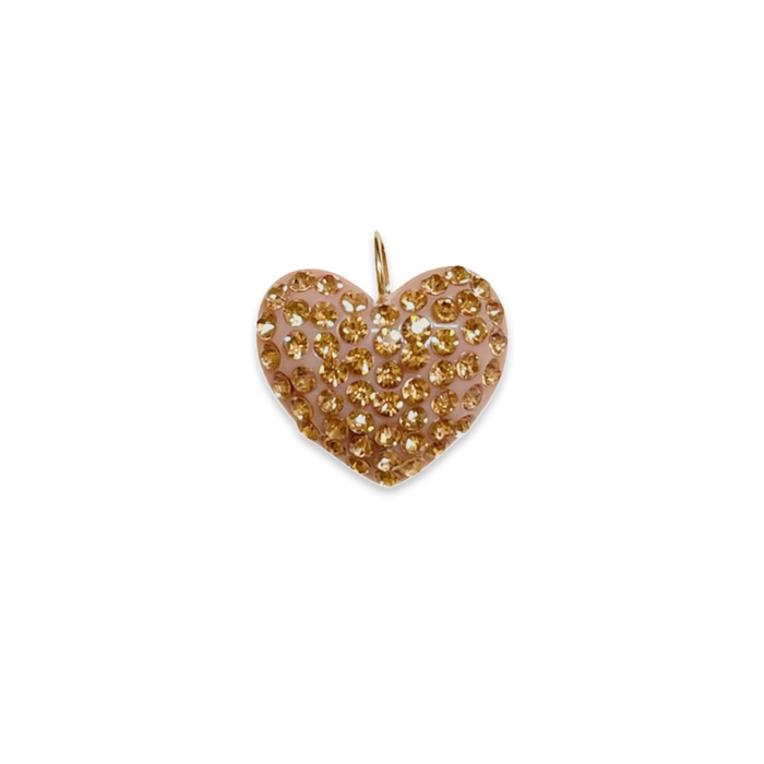 Large Crystal Heart Pendant