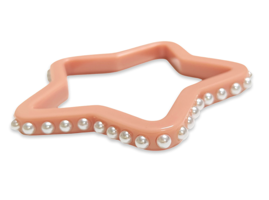 Pearl Star Bangle Bracelet