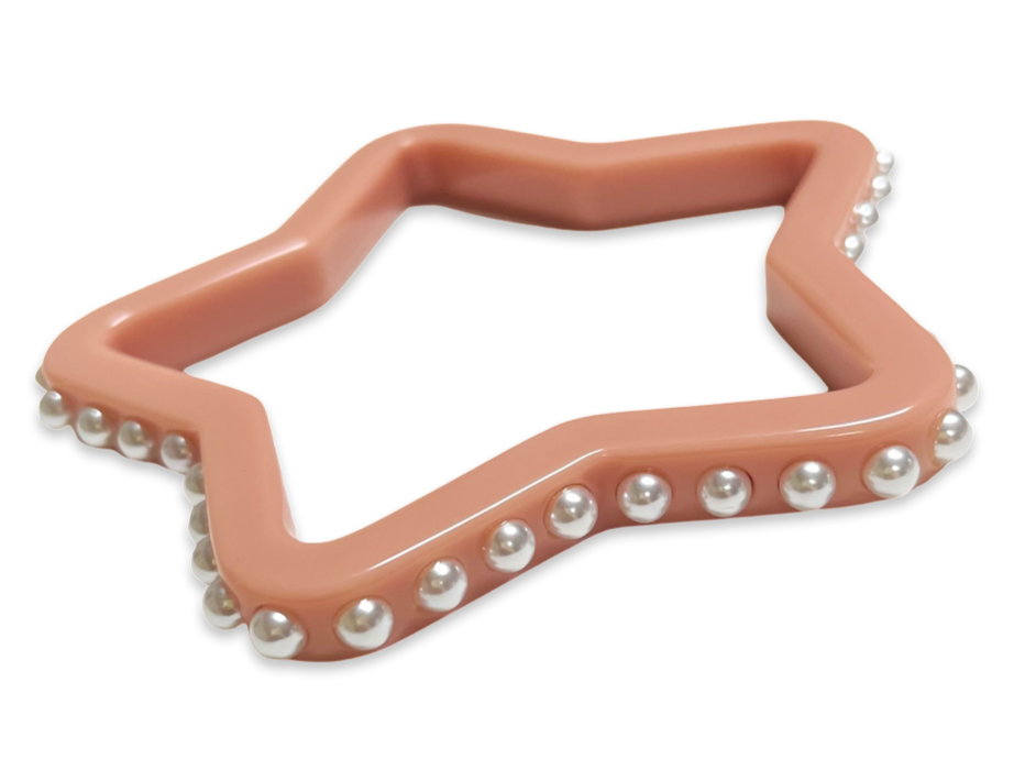 Pearl Star Bangle Bracelet
