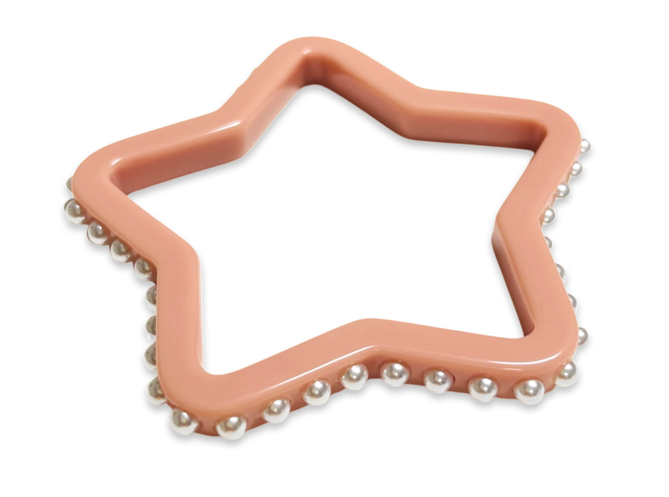 Pearl Star Bangle Bracelet