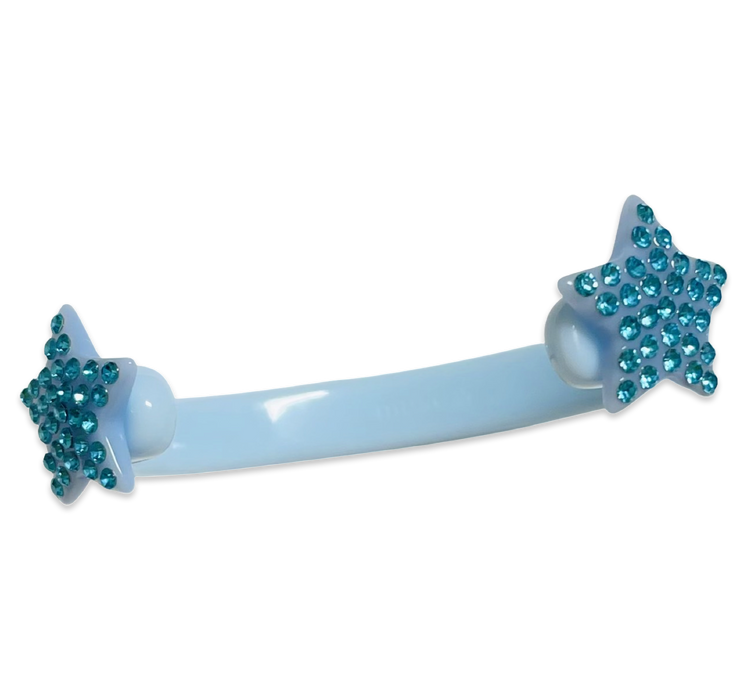 Small Crystal Star Cuff Bracelet