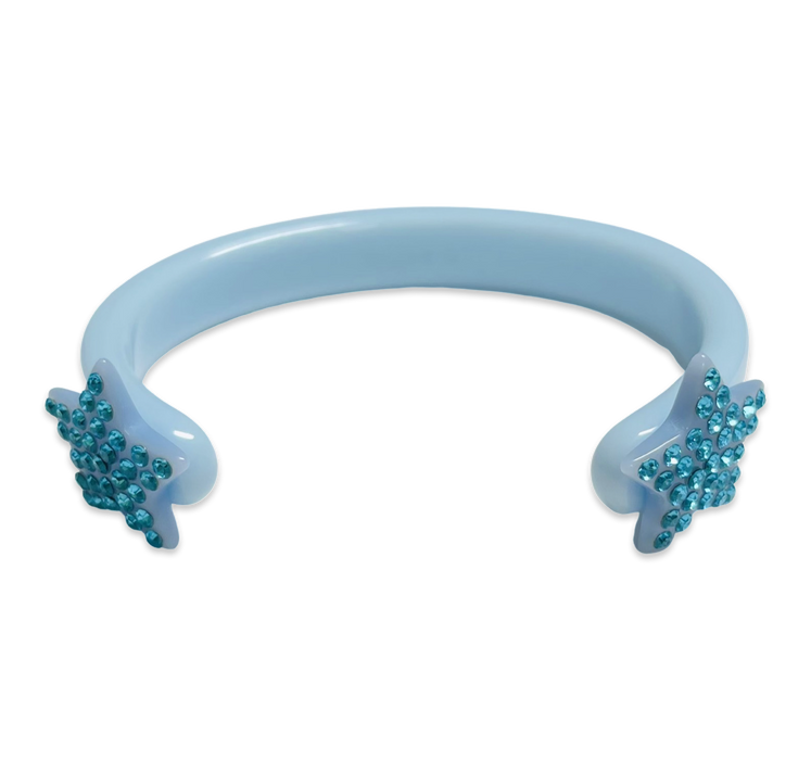 Small Crystal Star Cuff Bracelet