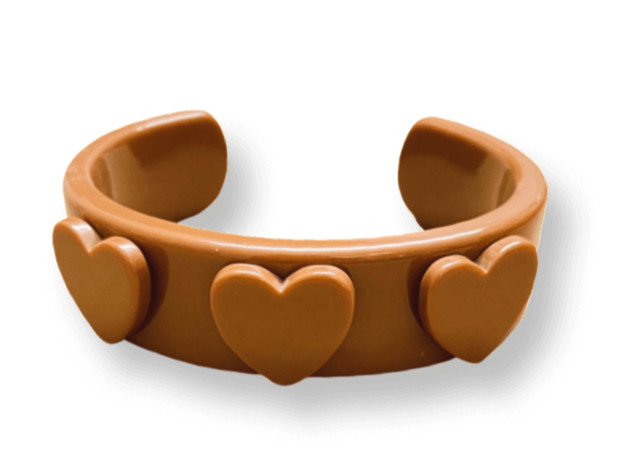 Classic Heart Wide Cuff