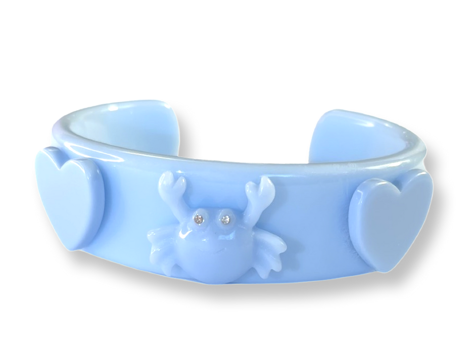 Crab Wide Cuff Bracelet