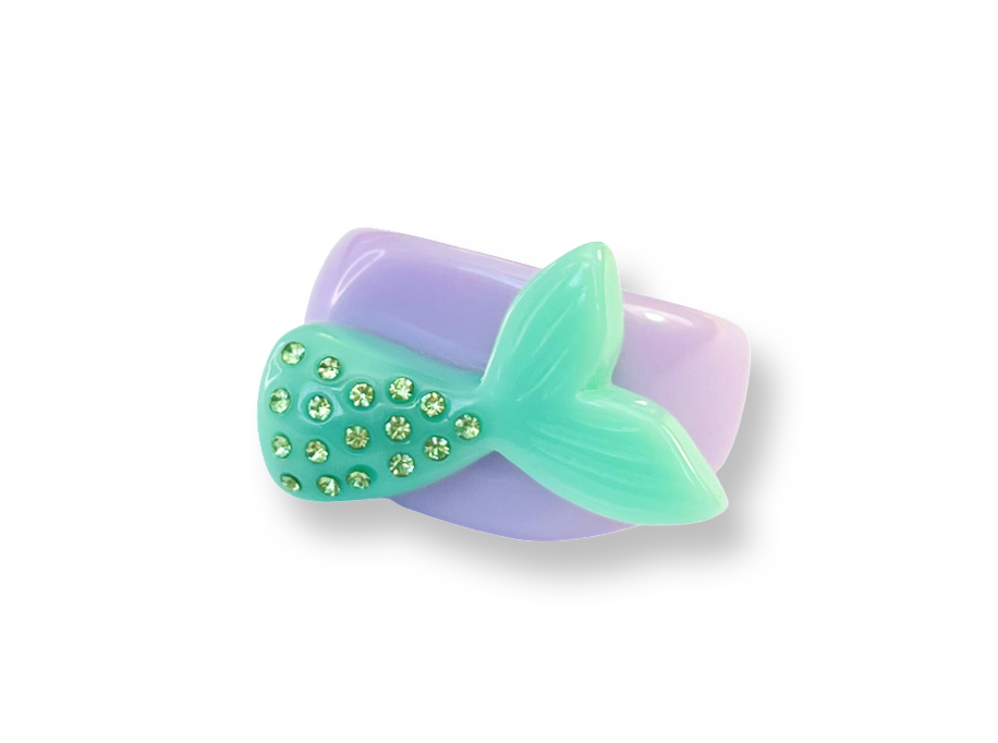 Crystal Mermaid Tail Ring