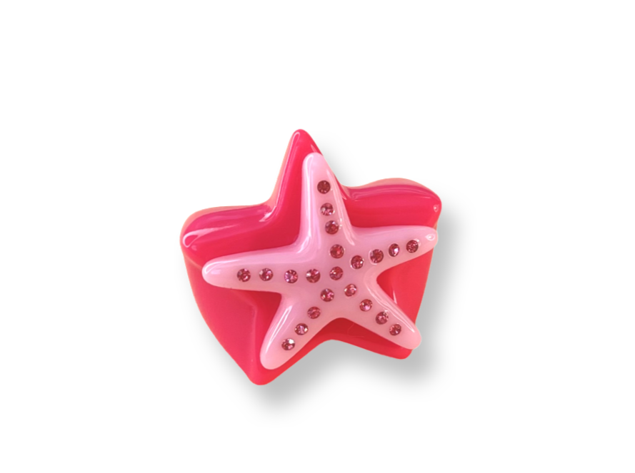 Crystal Starfish Ring
