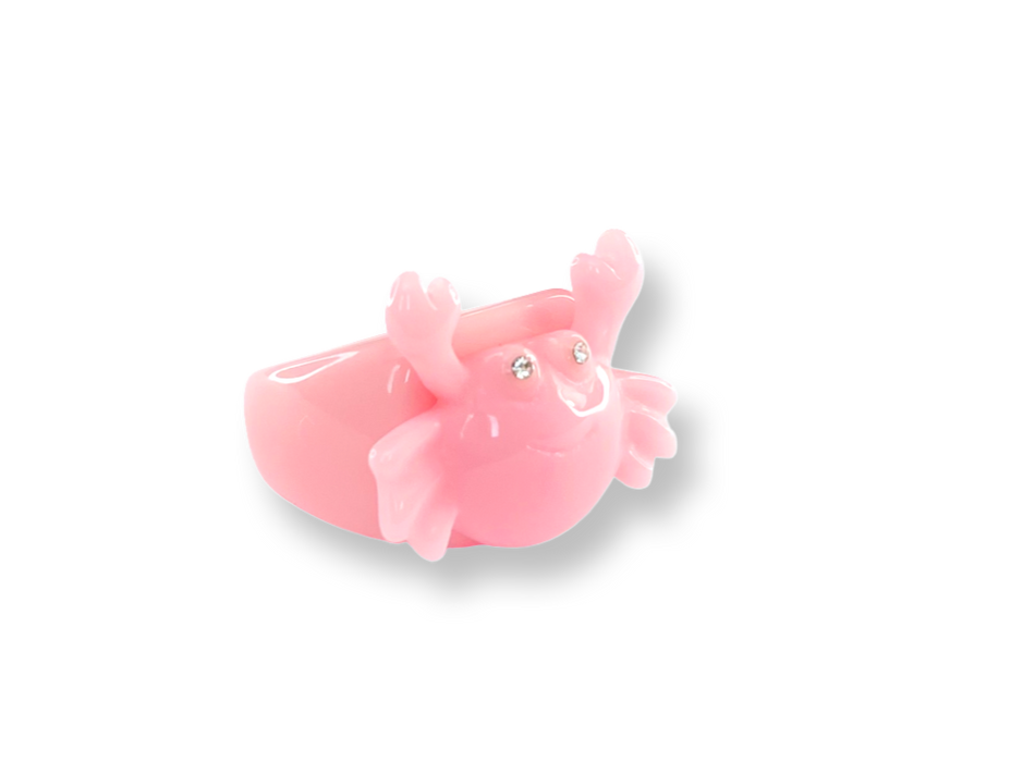 Crystal Crab Classic Ring