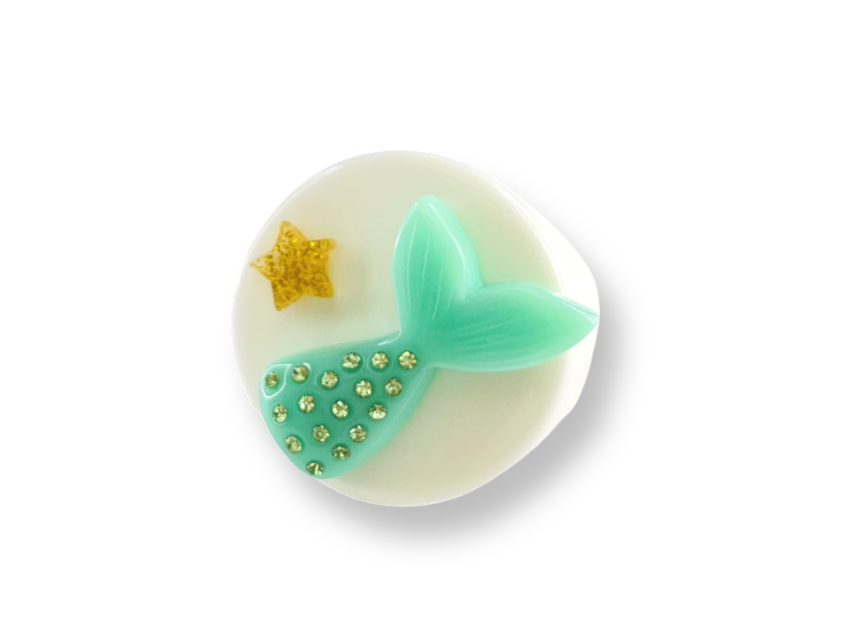 Mermaid Tail Circle Ring