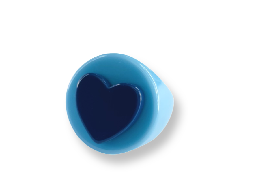 Heart Center Circle Ring