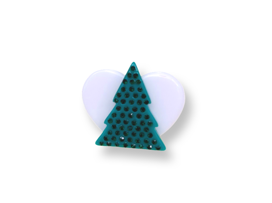 Pine Tree Heart Ring