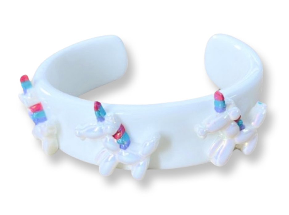 Balloon Unicorn Cuff Bracelet