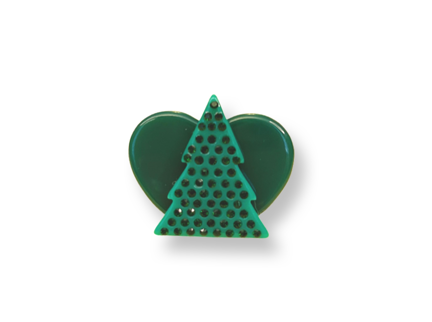 Pine Tree Heart Ring