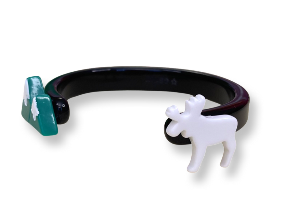 Mouse Mountain Floating Thin Cuff Bracelet