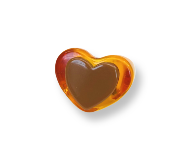 Heart Orange Tea Ring