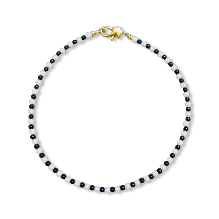 Pearl Necklace With Colored Beads