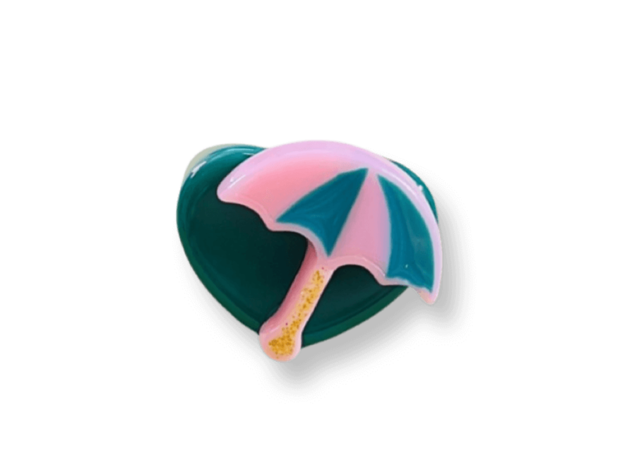 Umbrella Heart Ring (more colors)