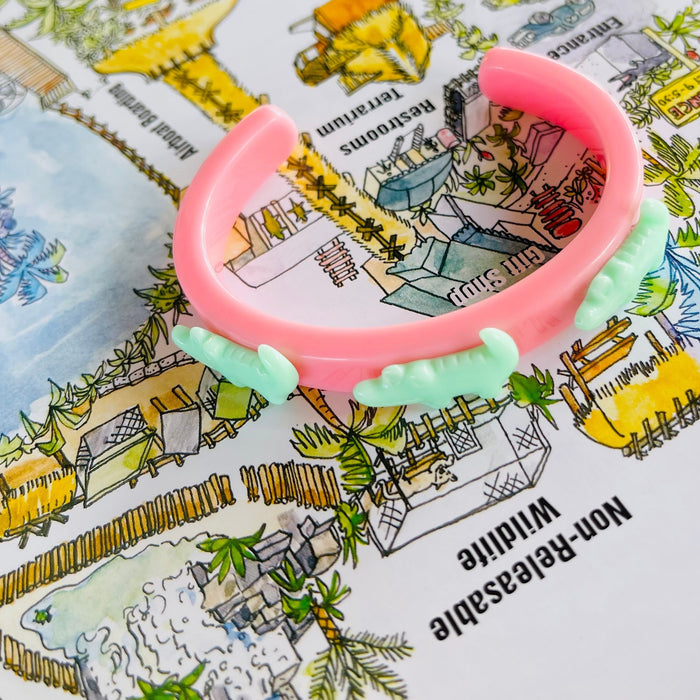 Gator Thin Cuff Bracelet